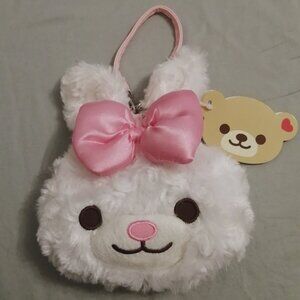 Heart Friends (PetitPoche) Cute White Bunny Purse/Pouch